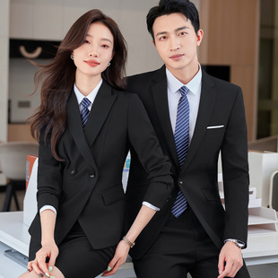 Professional Suit suit Female Spring and Autumn Temperament Public Examination Interview Dress Hotel Manager Work Clothes High-end Work Suit
