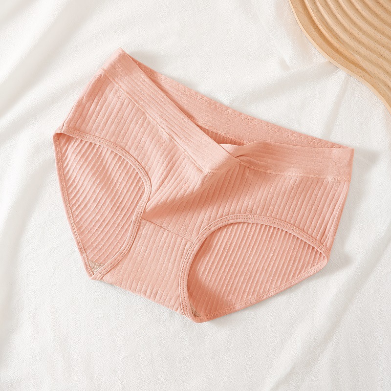 Ropa interior de mujer embarazada entrepierna antibacteriana de algodón puro embarazo temprano, medio y tardío más tamaño bajo cintura vientre zapatillas ropa interior de verano para mujeres