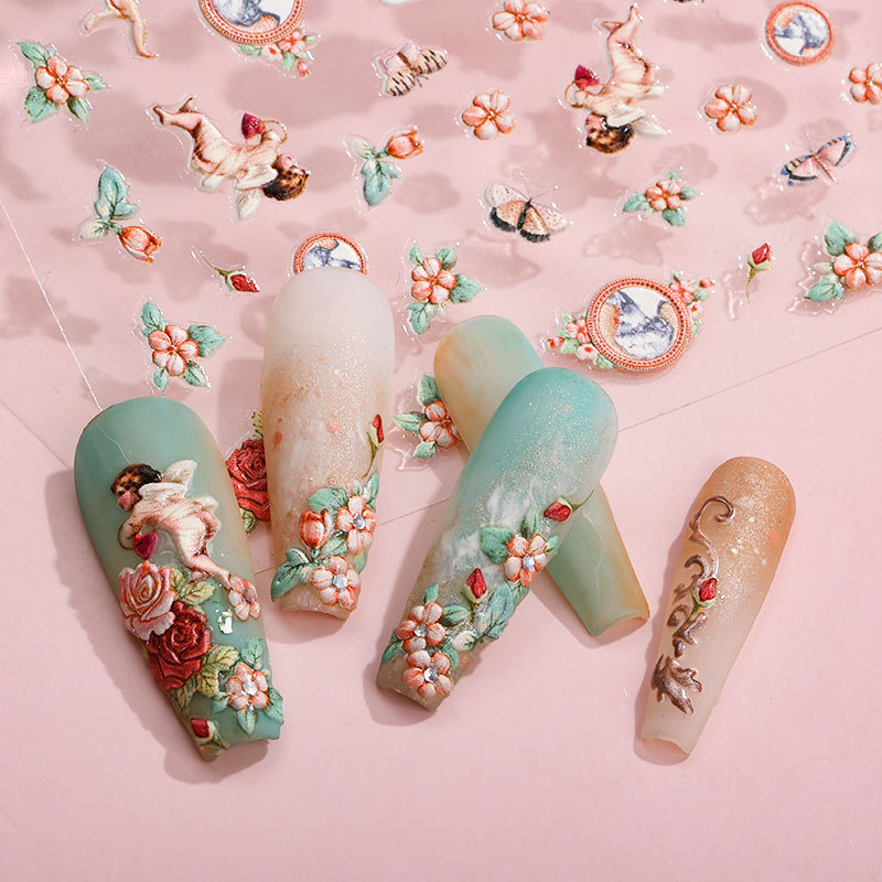 cartoon fake nails
