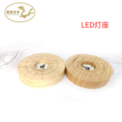 Led実木灯台木製背景灯台円形usbインターフェースアクリル小夜灯ケヤキ灯台