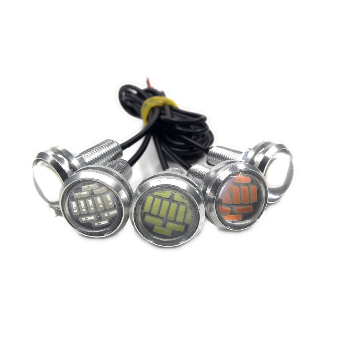 Auto LED car light 23mm-4014 12 lens high-light eagle eye light high power day turn to driving lights