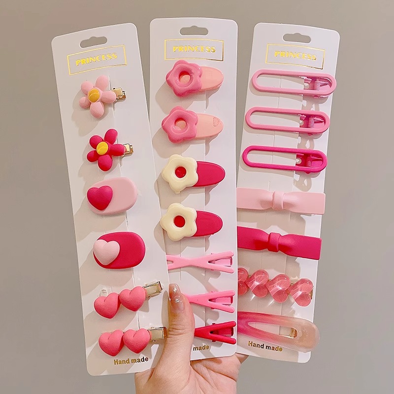 La horquilla rota de la niña clip BB frente lado flequillo lindo clip lateral clip femenino tocado horquilla de La Niña de los niños