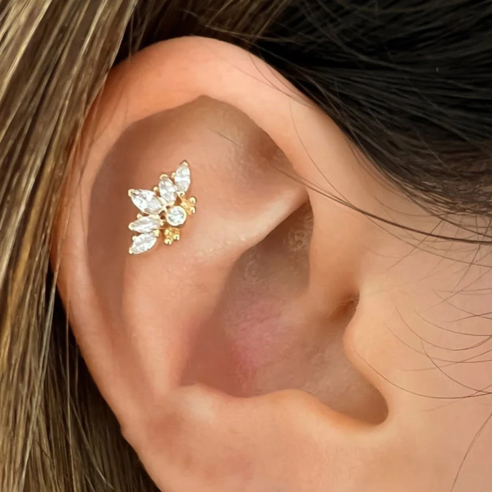 2g Weight Zircon Inlay Material Ear Studs Classification 1 Piece Quantity Daily Occasion 925 Sterling Silver Material Geometric Pattern Women's Gender Plating Design Simple Style Style 1 Piece Ear Cartilage Rings & Studs Simple Style Geometric 925 Sterling Silver Plating Zircon 60