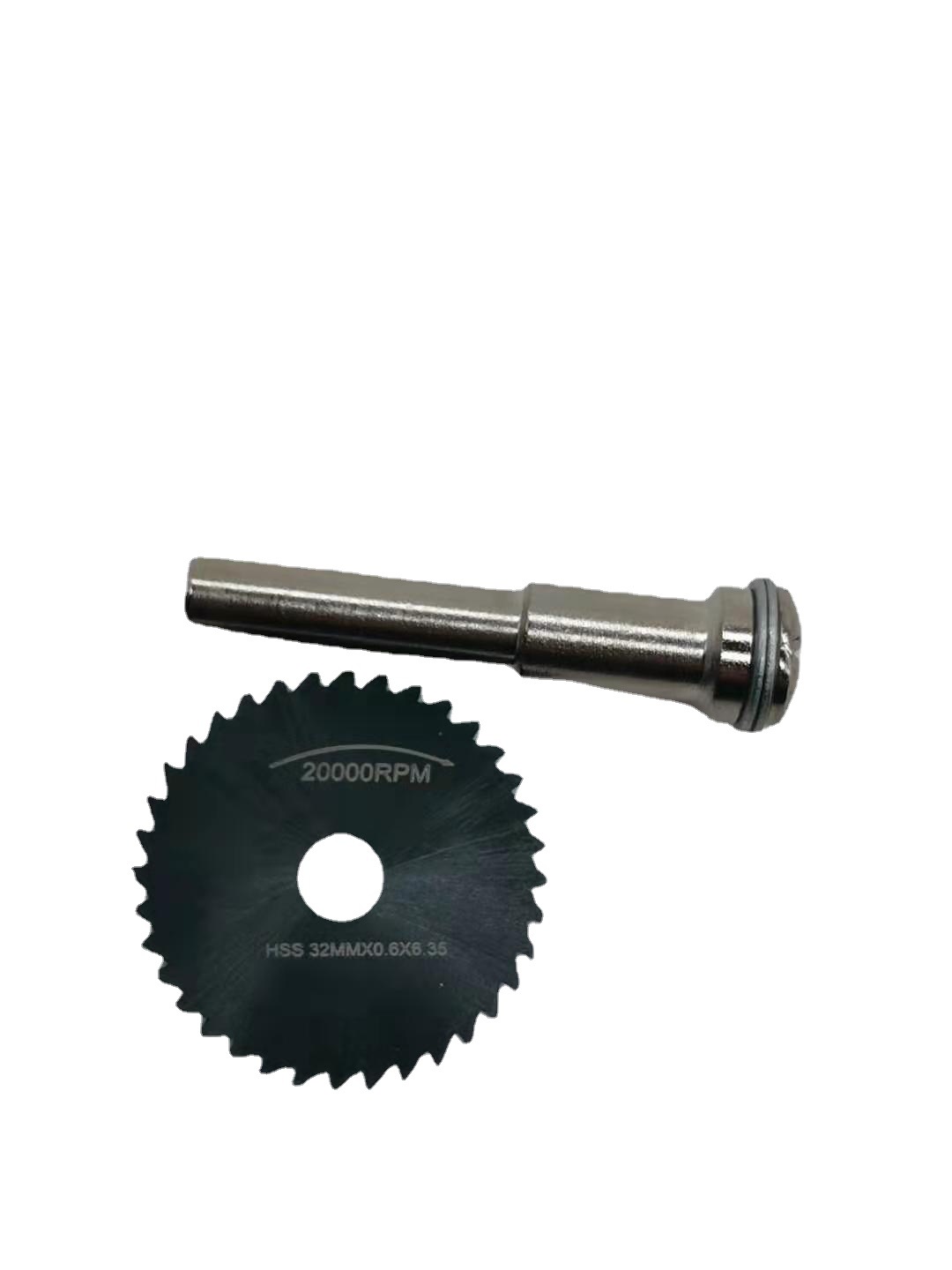 源头厂家批发高速钢M42氮化黑色锯片2件套32MM*0.6+6.15MM切割快