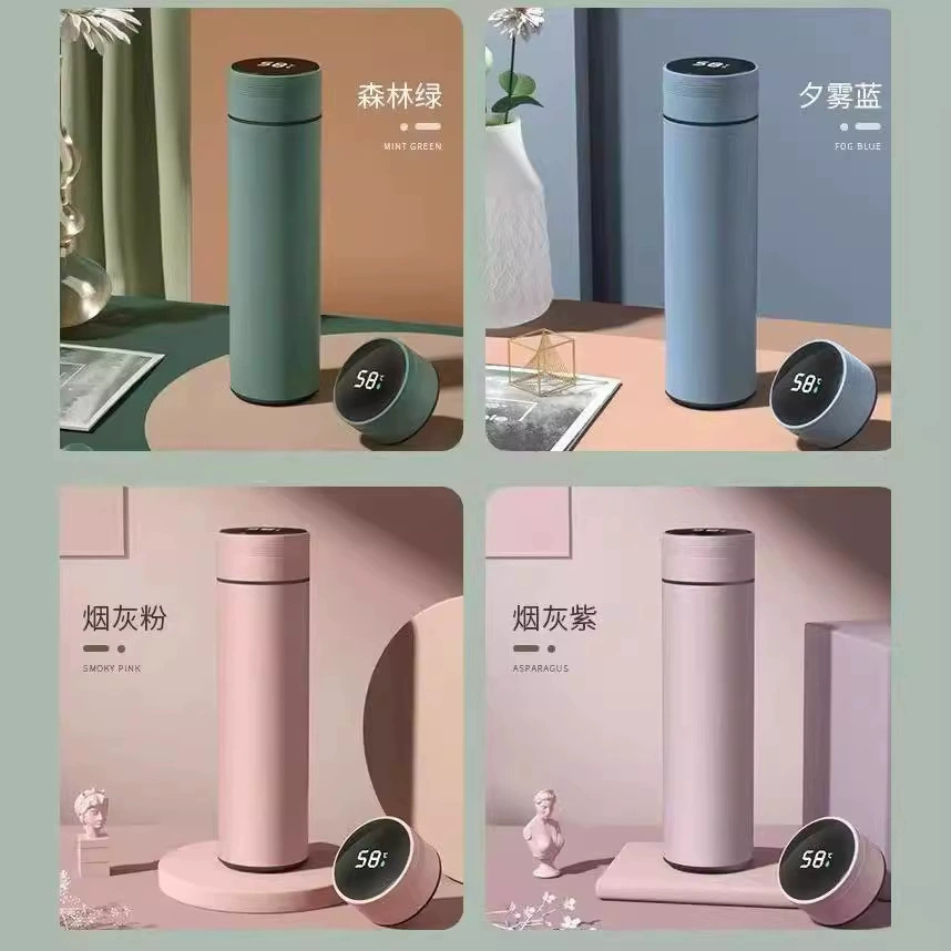 Интеллектуальная деловая чашка для измерения температуры Вакуумная чашка из нержавеющей стали Morandi подбор цветов Вакуумная чашка подарок Вакуумная чашка портативная чашка для воды