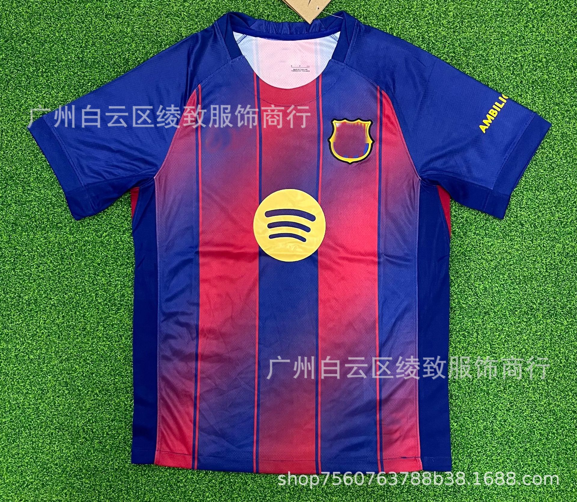 Camisetas de fútbol del Barcelona temporada 2526 para aficionados, número 10 Yamalet, número 11 Raffini, número 8 Pedri