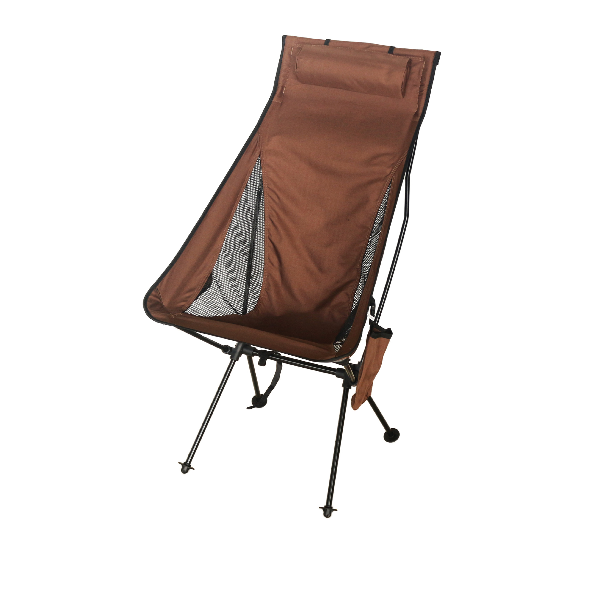 Silla plegable de aleación de aluminio ultraligera al aire libre Silla de espacio aumentada portátil silla trasera pesca ocio Silla de Luna transpirable