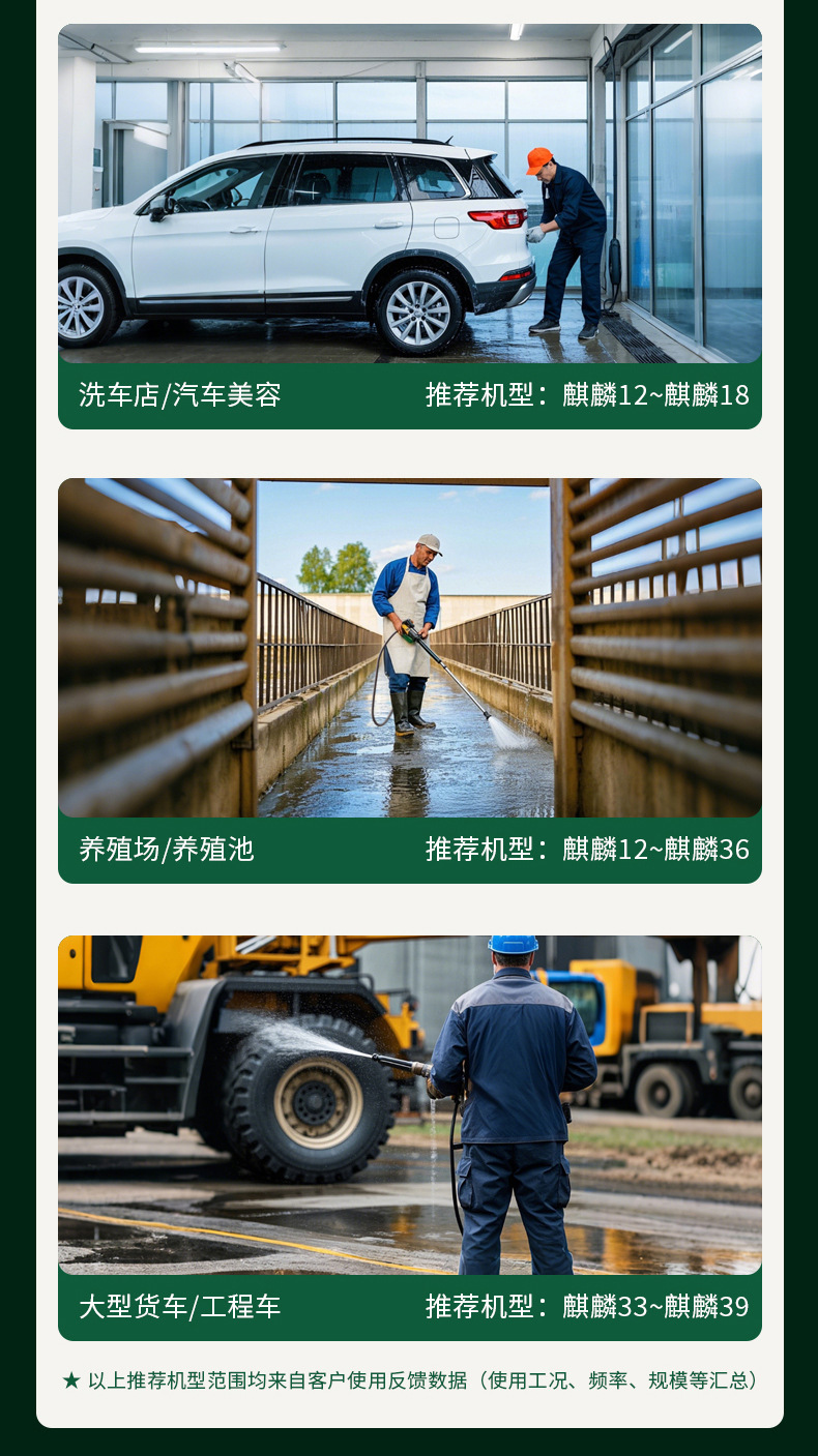 Hua Yiwo Commercial High Pressure Car Washer 220v Car Washer Booster Car Brush Pump Water Gun Powerful High Power Cleaning Machine