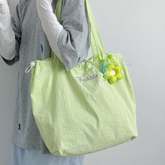 軽量カジュアルポータブルトラベルバッグ女性の怠惰なスタイルシンプルな大容量ショルダーバッグ収納ショッピングキャンバストートバッグ