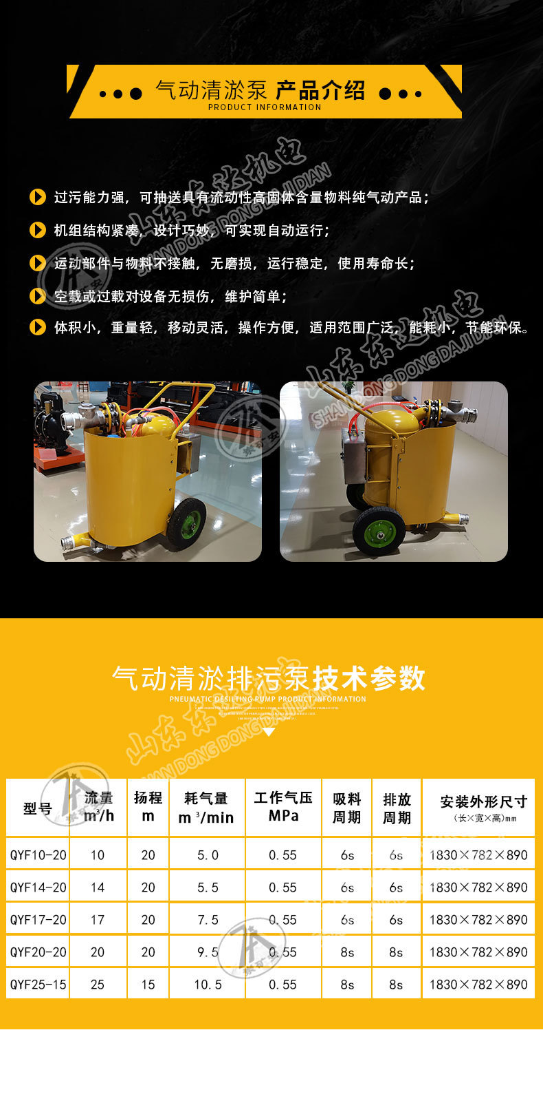 矿用气动清淤泵 (3)