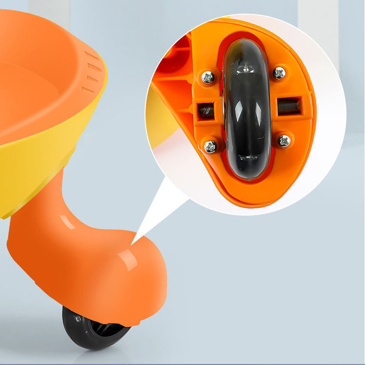 Niños andadores deslizantes 1-3 años, niños y niñas, sin pedales, anti-vuelco, polea de cuatro ruedas, torsión, coche al por mayor