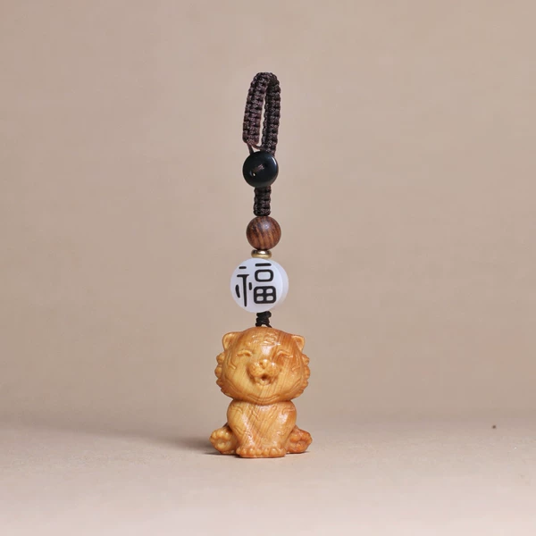 Cliff cypress zodiac tiger keychain