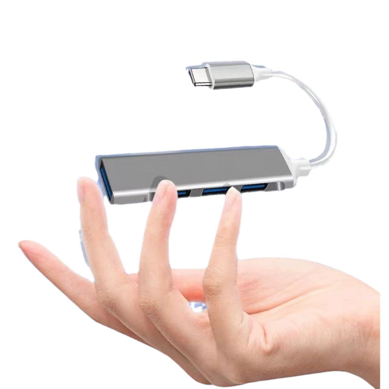 Известный USB-расширитель с 3.0 множеством интерфейсов конвертер Type-C расширенная док-станция с одним перетягиванием четырьмя полусекациями сверхскоростная передача