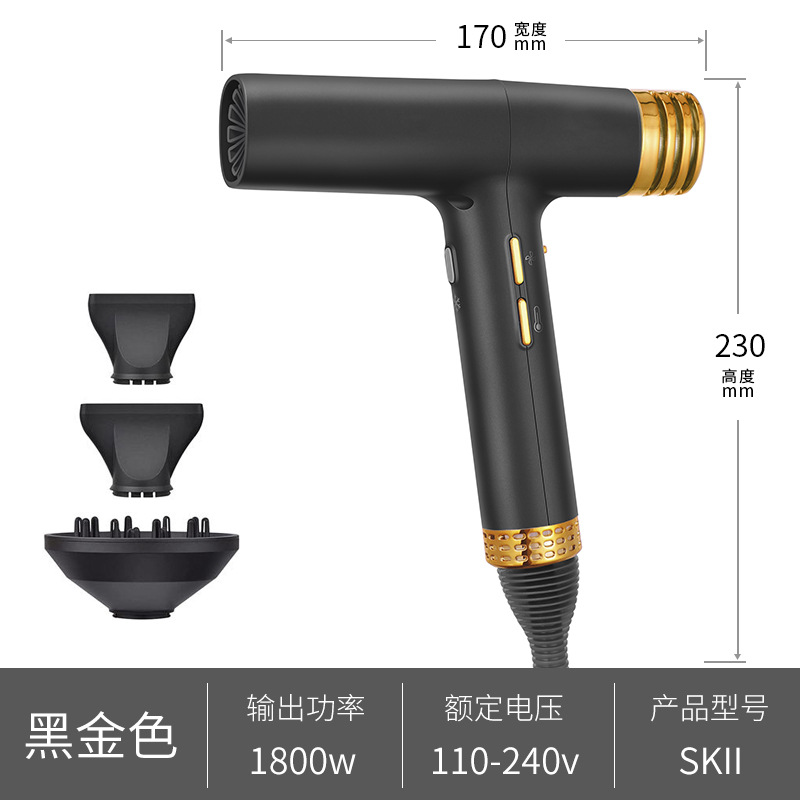 Comercio exterior transfronterizo motor sin escobillas secador de pelo mayorista doméstico personalizado anión secador de pelo de alta velocidad