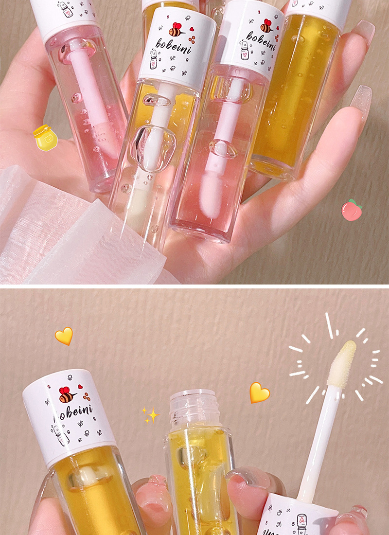 Bebeni Bee Lip Oil Lip Balm Moisturizes, hydrates, repairs and reduces lip lines. Lip cream prevents dryness and cracking. It's a lip balm for girls undefined