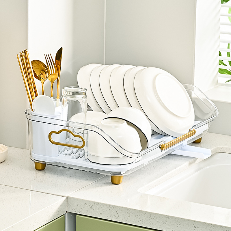 Escurridor de cocina sencillo para tazones, frutas y verduras; estante de almacenamiento para tazones y platos; caja de almacenamiento para tazones; escurridor.