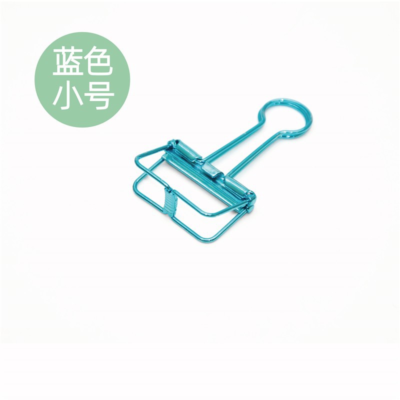 Clip de cola larga hueco de metal creativo Diario vintage Bill clip de cola de milano de Oro Rosa de Oro pequeño tamaño 19mm pequeño clip