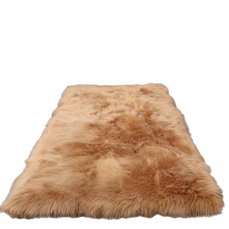 Alfombra de lana nórdica, alfombra de meseta, alfombra de camarero, alfombra de cama, alfombra de piso, alfombra de sala de estar gruesa