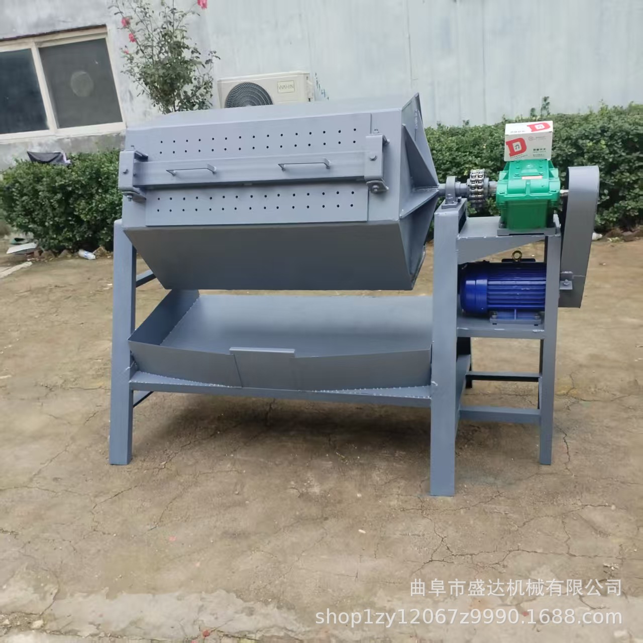 六角多用途小型滚筒研磨机五金配件批量生产除锈机加水的抛光机