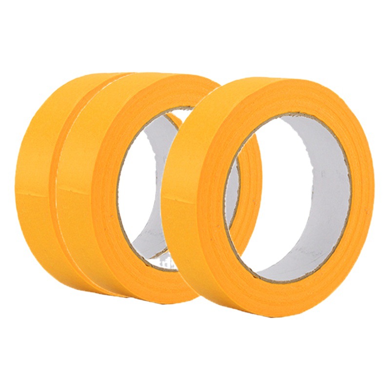 Y cinta de papel papel amarillo papel de separación de colores de alta viscosidad y papel papel de textura 50 metros de protección de muro cortina pegamento pintura epoxi para pisos