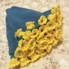 (5-прядный молочный хлопок) Бирюзовый