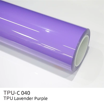 Piano Black Alexander Silver Roman Auto Color Change Film - tpu-lavender-purple-152m15m