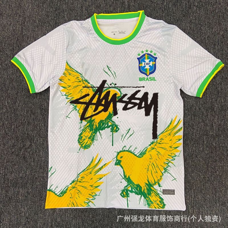 Stussy斯图西球衣弗拉门戈国米意大利纪念版葡萄牙日本短袖足球服|undefined
