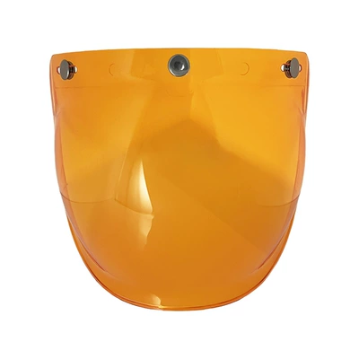 Dəbilqə (Kaska) aksesuarları, Retro Motorcycle Helmet Lens - amber