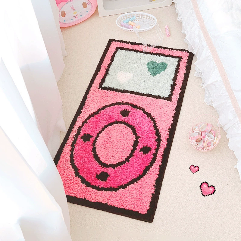 Игровая консоль с мультяшным дизайном, коврик из искусственного меха, износостойкий диванный коврик, увеличенная плотность