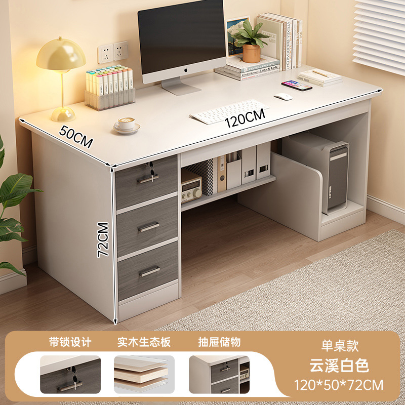Escritorio de computadora, escritorio de escritorio para adultos, escritorio de escritorio con cajón, escritorio de escritorio