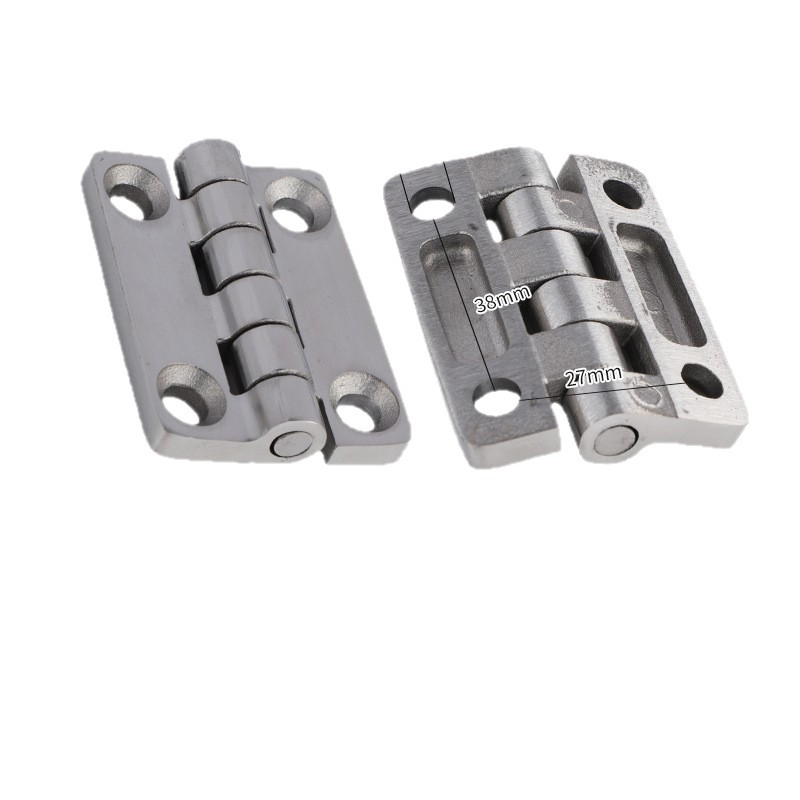 Acero inoxidable espeso hardware bisagra desmontable puerta del gabinete de madera bisagra abierta hardware de hoja de loto personalizado