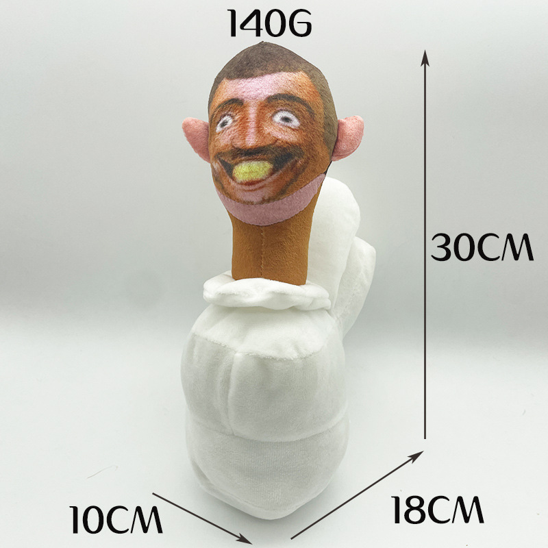 Cross-border Skibidi aseo persona Speakerman jefes Persona de audio relleno muñeca lote. Cabello