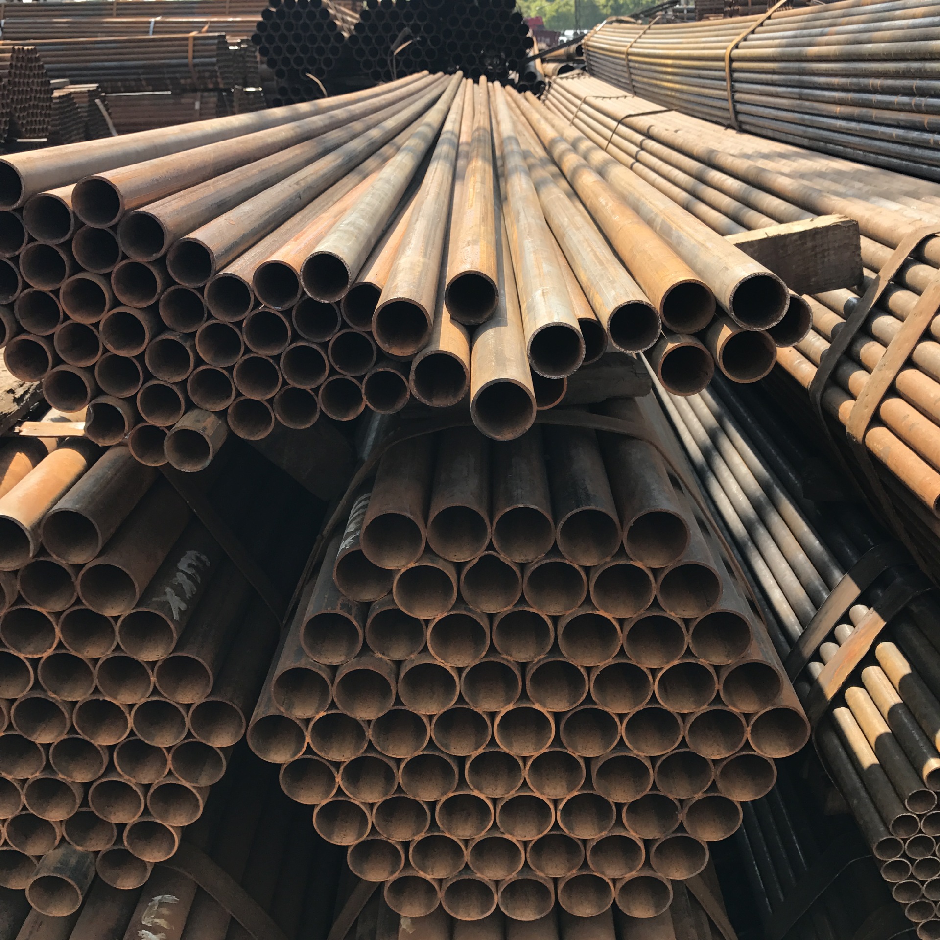 佛山焊管厂家 Q235B 焊接钢管 高频直缝焊管 脚手架管 定制加工