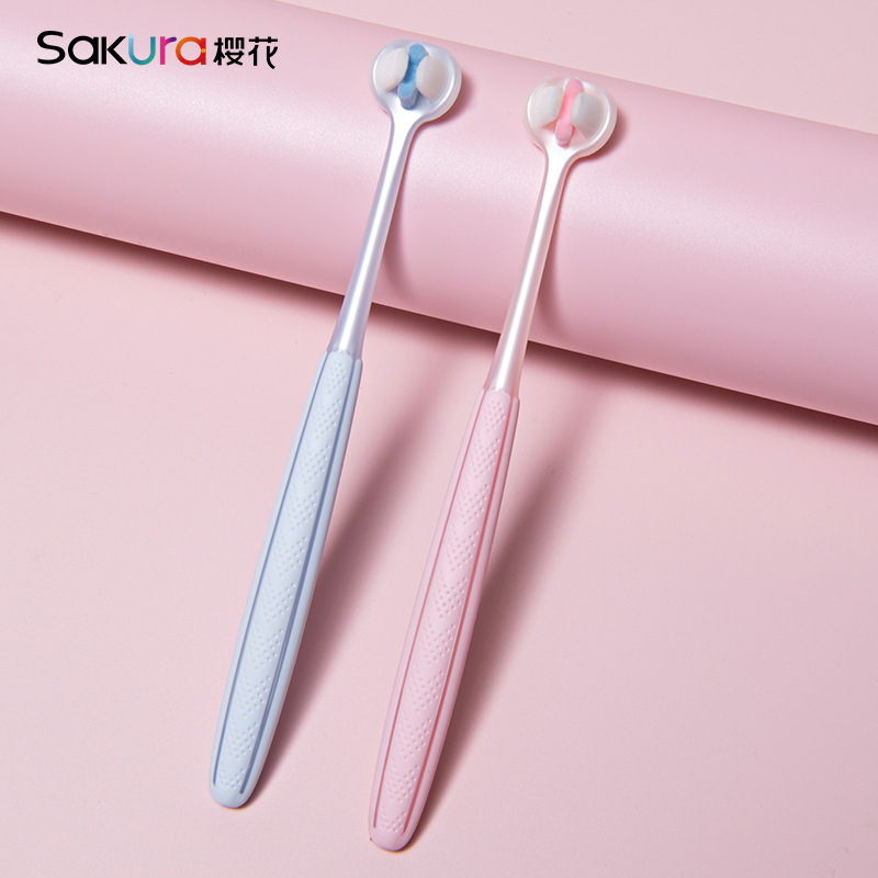 soft three dimensional toothbrush