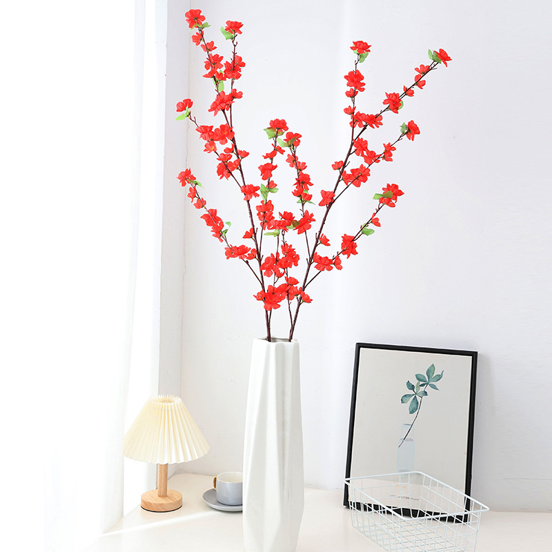 큰 복숭아꽃 레드