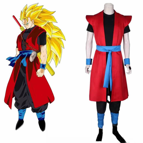 Dragon Ball Heroes Goku Anime Costume Cosplay Halloween Dragon Ball Goku Training Suit