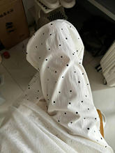 白色波点阔腿裤女夏季薄款裤子宽松新款休闲长裤小个子冰丝山本裤