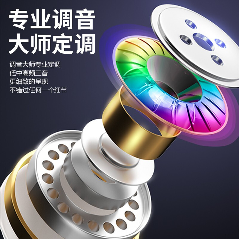 Tipo-c auricular en la oreja con cable bajo teléfono móvil juego de música auriculares TIPO interfaz de teléfono móvil