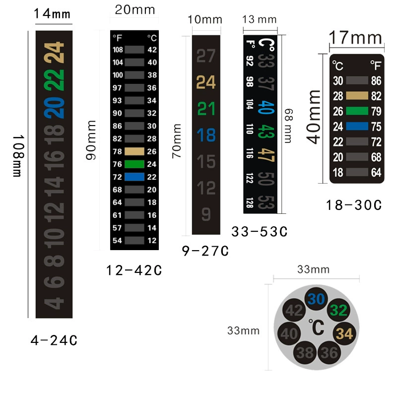 LCD thermometer Low -temperature bread fermented temperature Temperature measurement, home brewing temperature control, liquid crystal thermometer