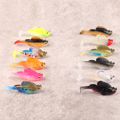 Wholesale jumping fish bag, lead fish, bottom anti-hanging, mandarin fish, bass, catfish, black fish, lure, fake bait, soft bait, freshwater sea fishing