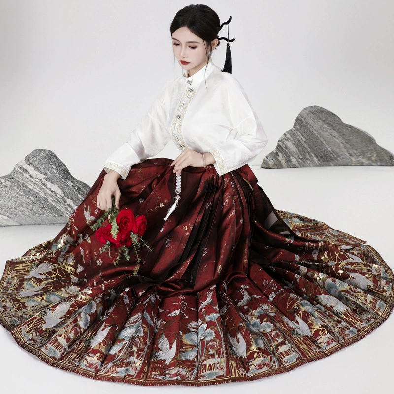 Манчи Цзяо-Ханфу юбка с конским лицом