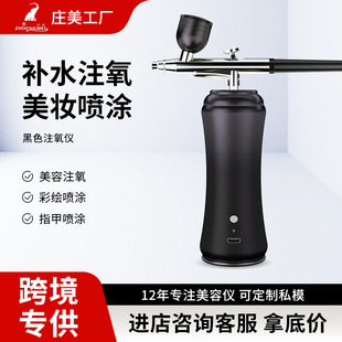Handheld Spray Oxygen Intoxication Instrument High Pressure Nano Hydrating Facial Moisturizing Beauty Instrument suit Face Steamer for Home