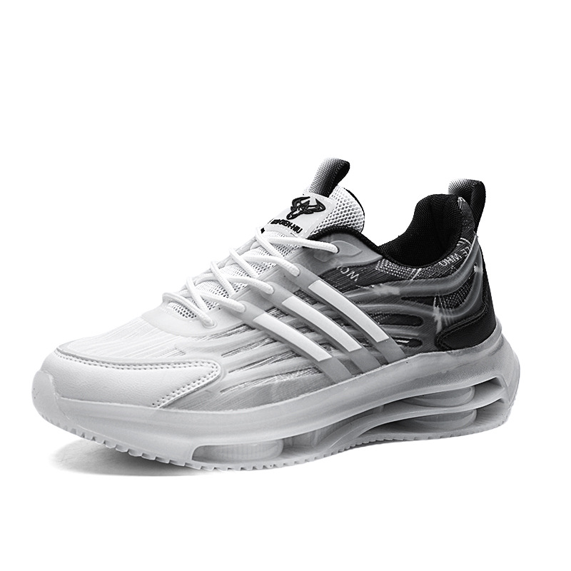 Otoño zapatos de los hombres de malla transpirable de moda todo partido casual juventud corriendo deportes de los hombres de altura oculta aumento de los zapatos de papá