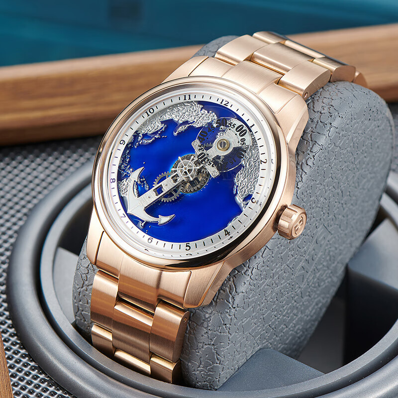 OBLVLO Opel Luo light luxury men's watch big sailing automatic mechanical watch niche designer watch custom processing