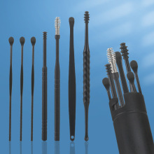 家用7件套成人采耳工具便携钥匙扣掏耳勺螺旋弹簧耳挖耳勺套装