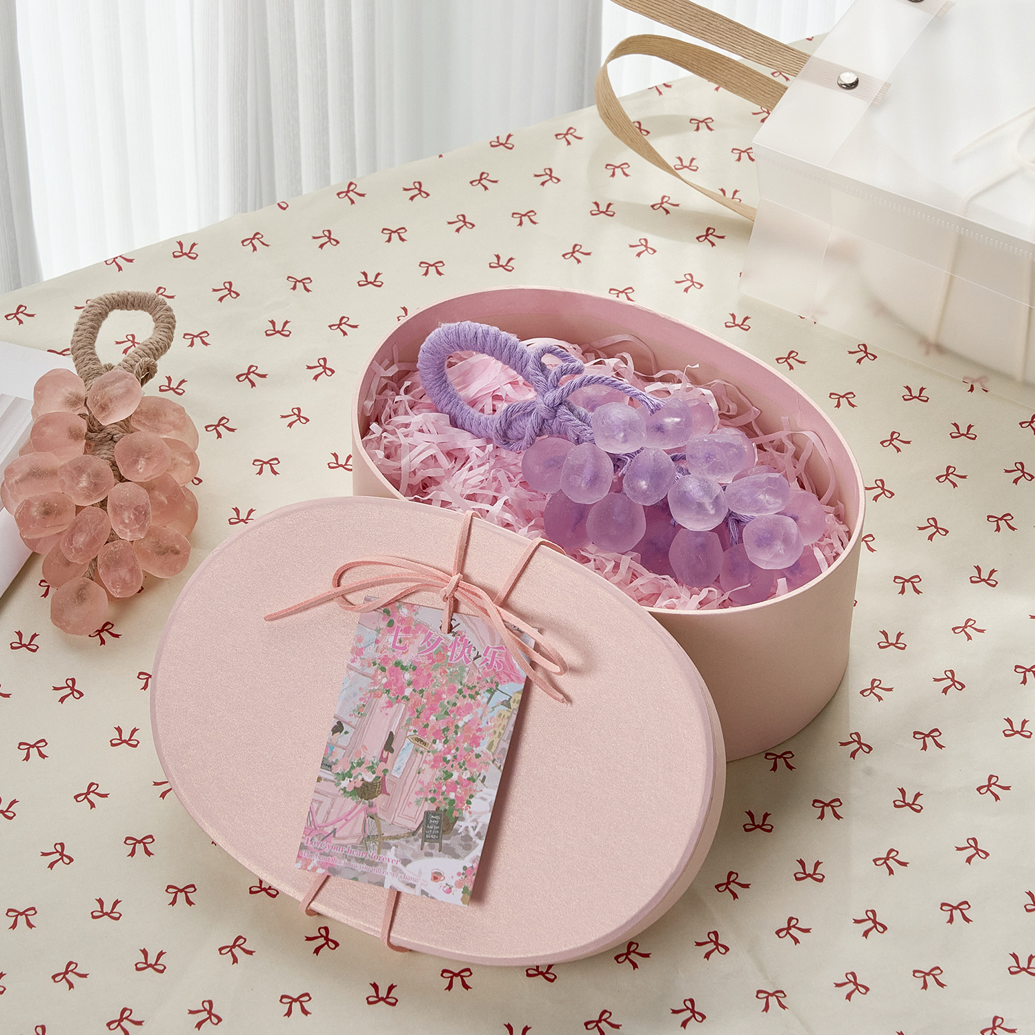 Caja de papel kraft, pequeña caja de regalo para jabón, caja de regalo para jabón de uva, caja de regalo de Navidad, caja de regalo de Halloween, caja de regalo de recuerdo