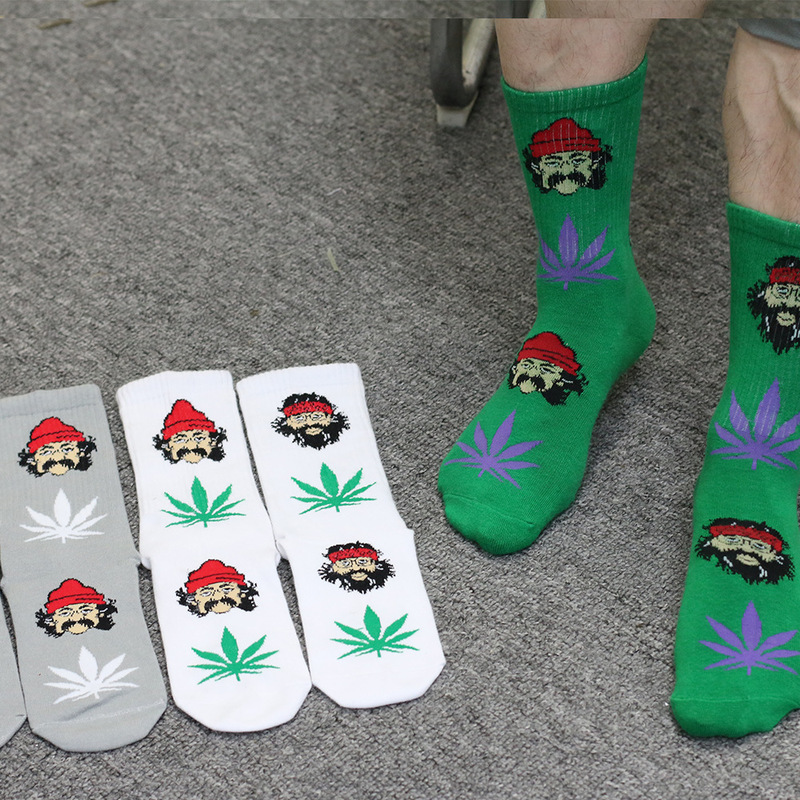 Cross-Border Trendy Socks Hip-Hop Pirate Socks Ins European and American Leaf Socks Cotton Socks Men's Socks Women's Socks Mid-Calf Socks Skateboard Socks Cross-Border Trendy Socks Hip-Hop Pirate Socks Ins European and American Leaf Socks Cotton Socks Men's Socks Women's Socks Mid-Calf Socks Skateboard Socks