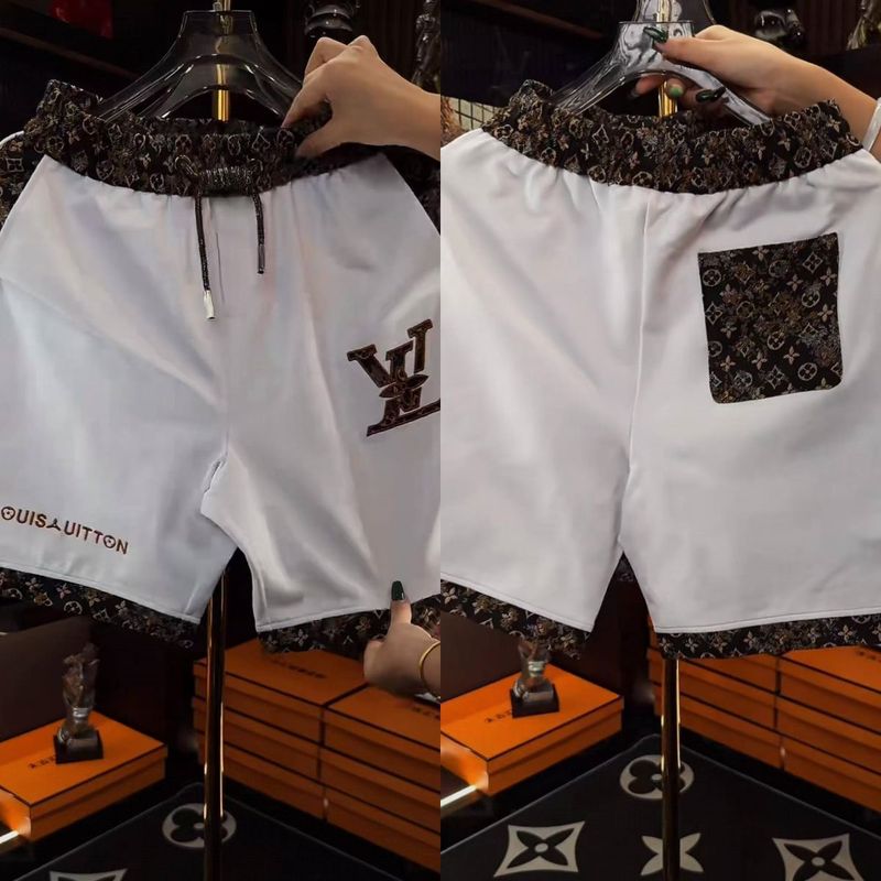 夏季轻奢潮流男士休闲高品质商务设计感宽松新款个性时尚百搭短裤|undefined