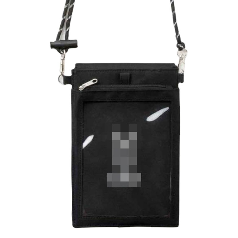 Revista japonesa Apéndice bolsa de alta calidad de la superficie de tela Oxford impermeable tratamiento crossbody BOLSA DE TELÉFONO MÓVIL bolsa