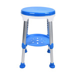 卫宜康可旋转浴室凳子老人孕妇卫生间椅子坐櫈椅淋浴房防滑洗澡凳
